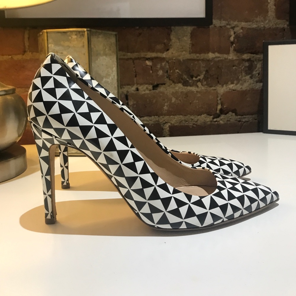 J.Crew leather heels sz 8.5